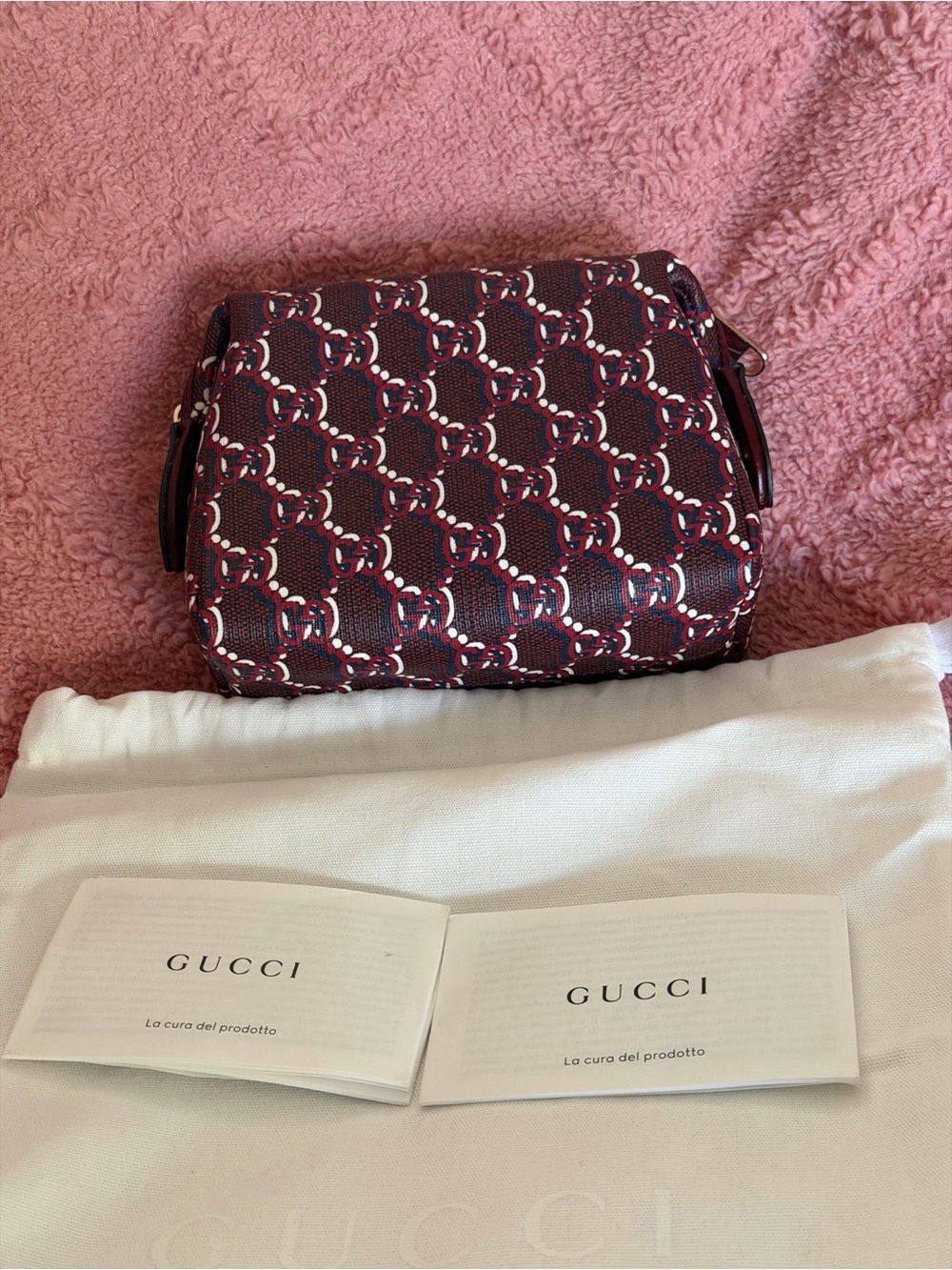 Gucci Coated Canvas Cosmetic Pouch